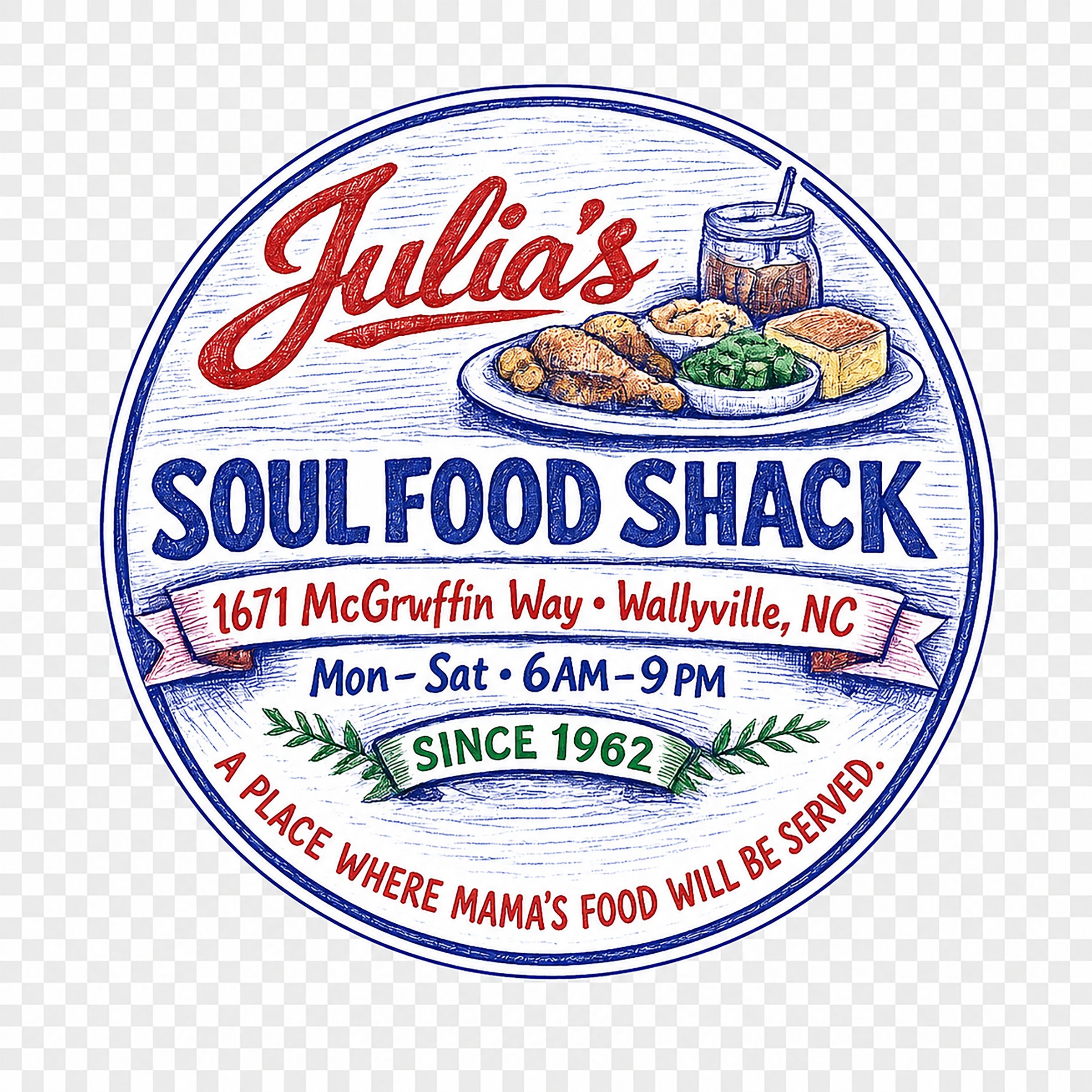 Custom logo graphic