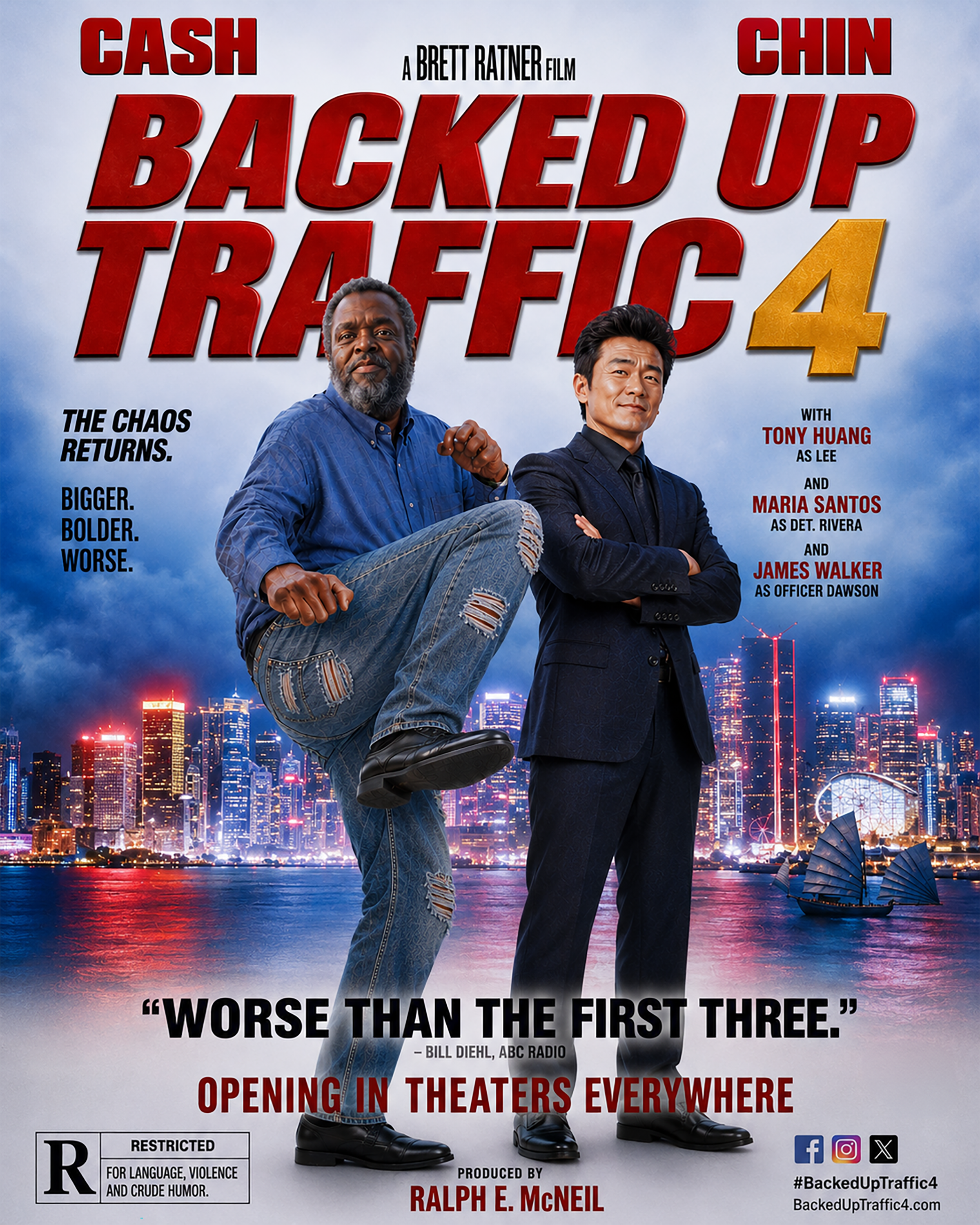 Custom movie flyer